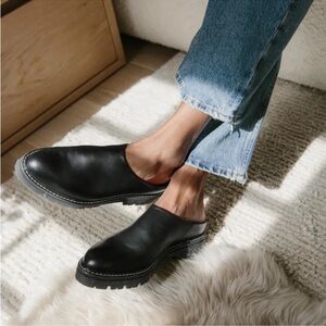 Jenni Kayne Leather Lug Mule